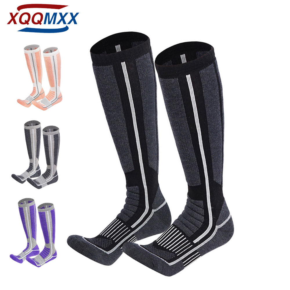 Thermal Sock Merino - XQQMXX-Meias térmicas quentes de esqui alto