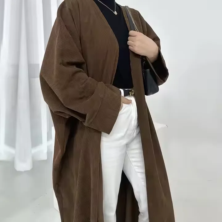 Winter Clothing Dubai - Abaya de Inverno em Corduroy para
