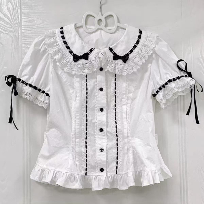 Winter Clothing Girls - Camisa Feminina Estilo Lolita Japonesa Kawaii