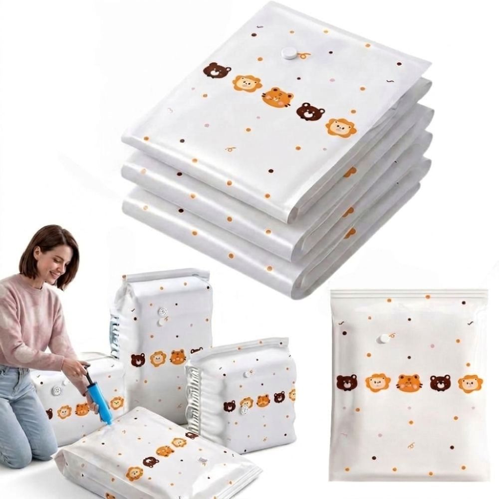 Winter Clothing Organizer - Sacos de Armazenamento a Vácuo Reforçados,