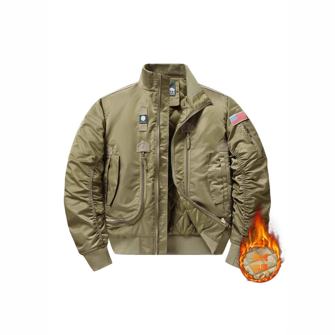 Winter Clothes Shop - Inverno ma1 jaqueta bomber masculina engrossar