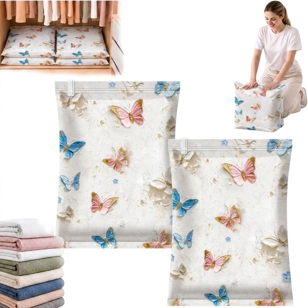 Winter Clothing Organizer - Sacos de Armazenamento a Vácuo Reforçados,