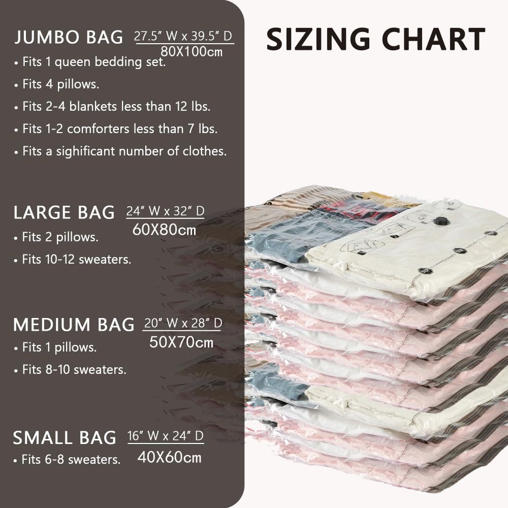 Sacos de Armazenamento a Vácuo - Winter Clothing Organizer avaliação e preço