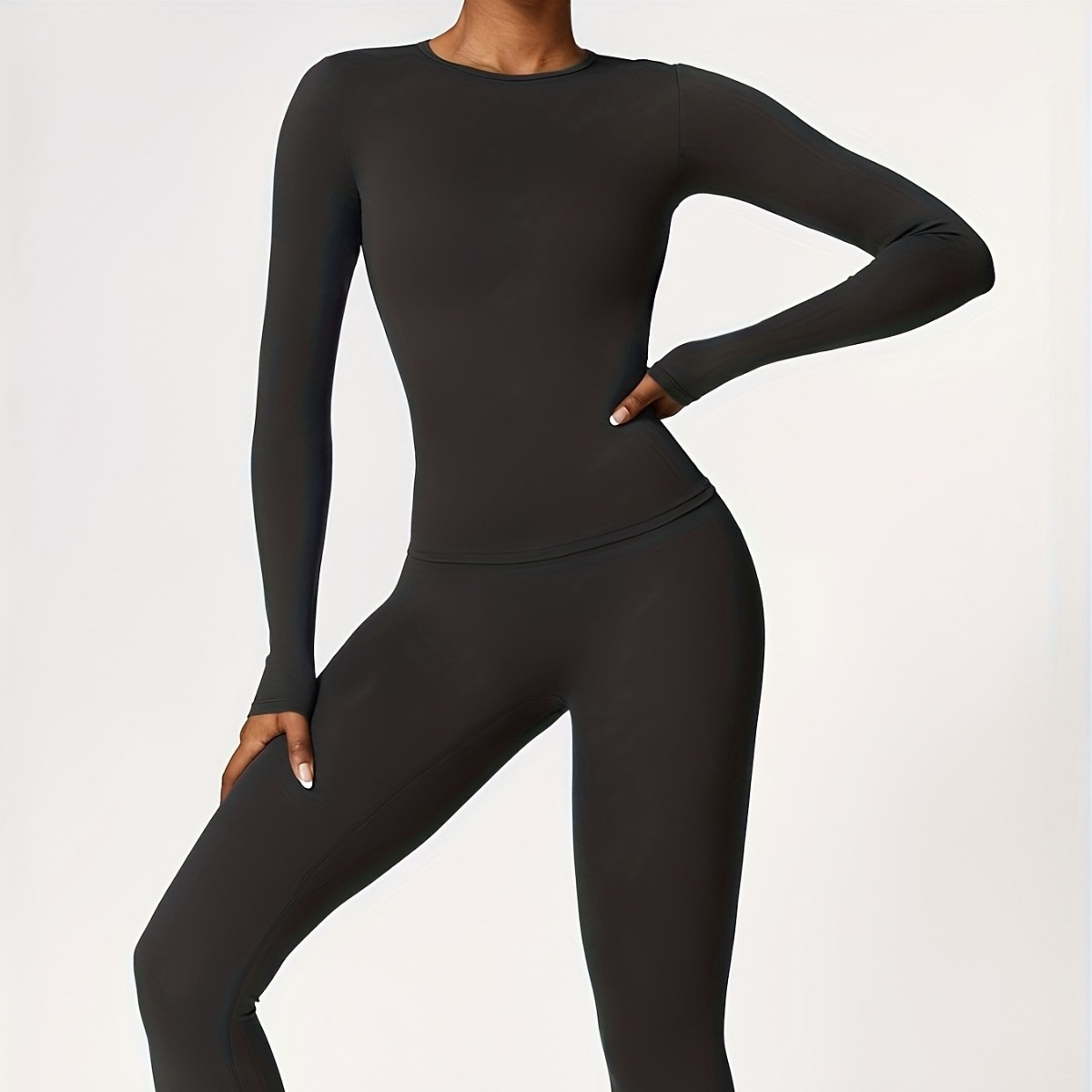 Conjunto de ioga justo e slim, - Winter Clothing avaliação e preço
