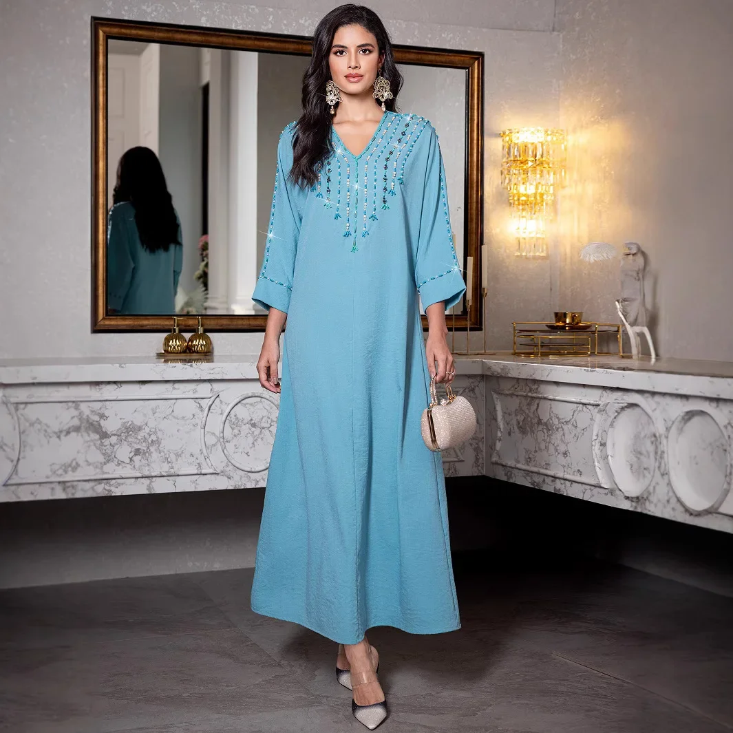 Vestido Muçulmano Eid Dubai Ab - Winter Clothing Dubai avaliação e preço