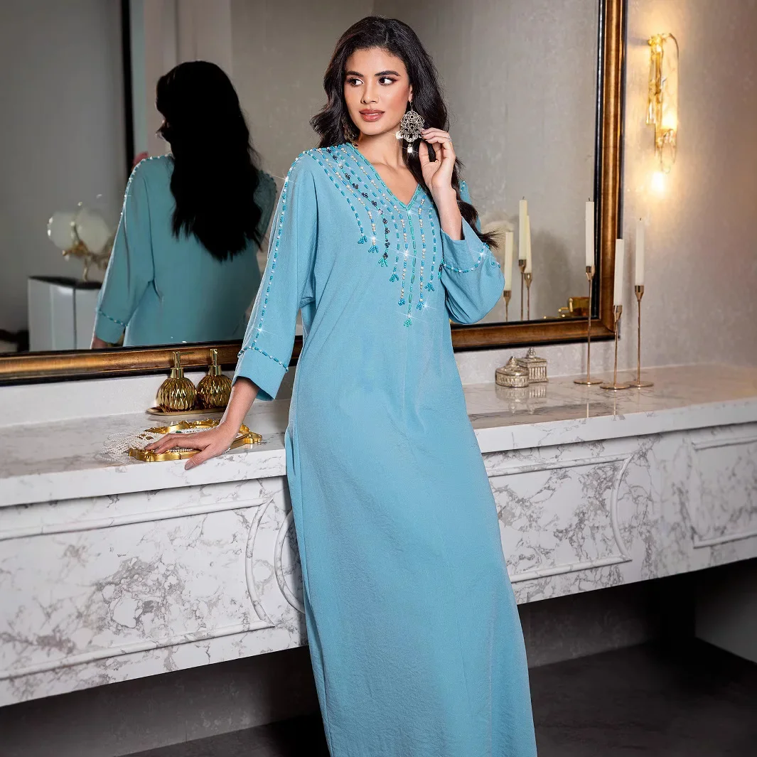 Vestido Muçulmano Eid Dubai Ab - Winter Clothing Dubai avaliação e preço