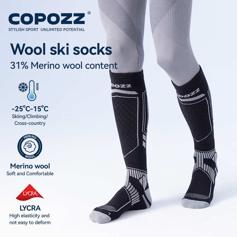 Copozz novas meias de esqui de - Thermal Sock Merino avaliação e preço