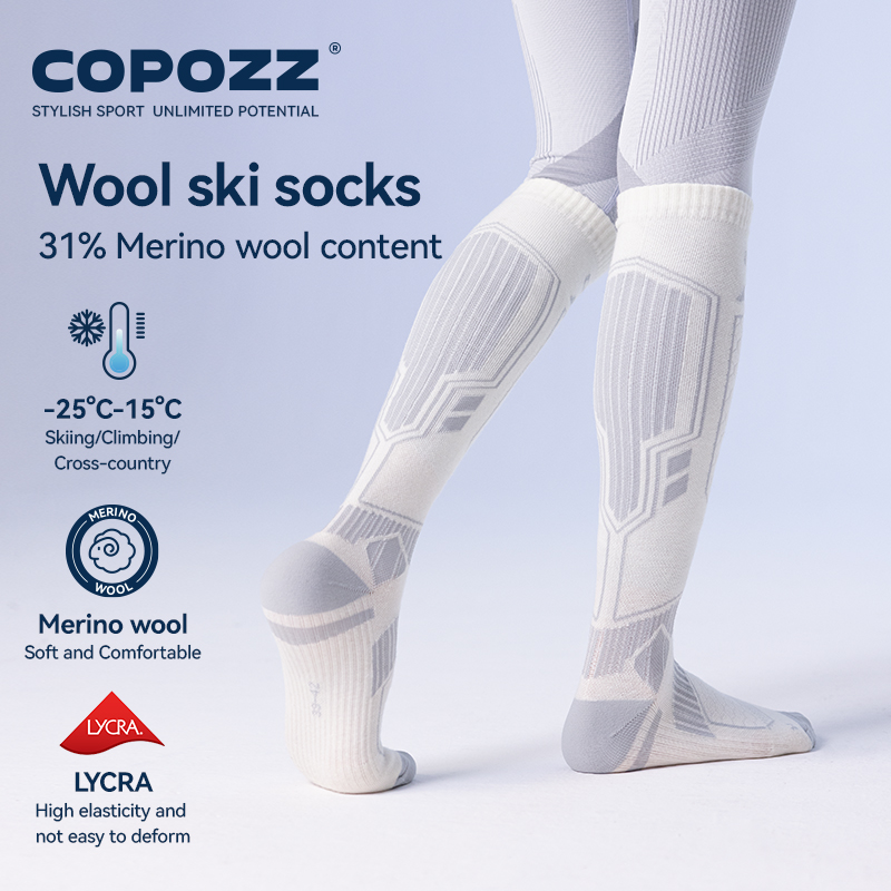 Copozz novas meias de esqui de - Thermal Sock Merino avaliação e preço