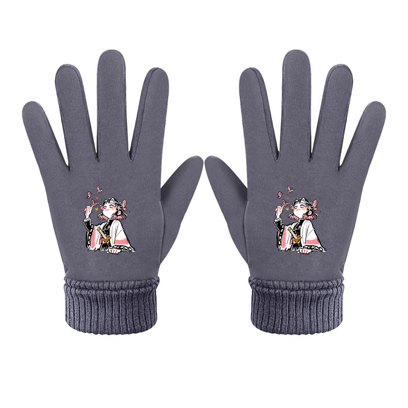 Luvas Sem Dedos do Anime Demon - Winter Clothing Girls avaliação e preço