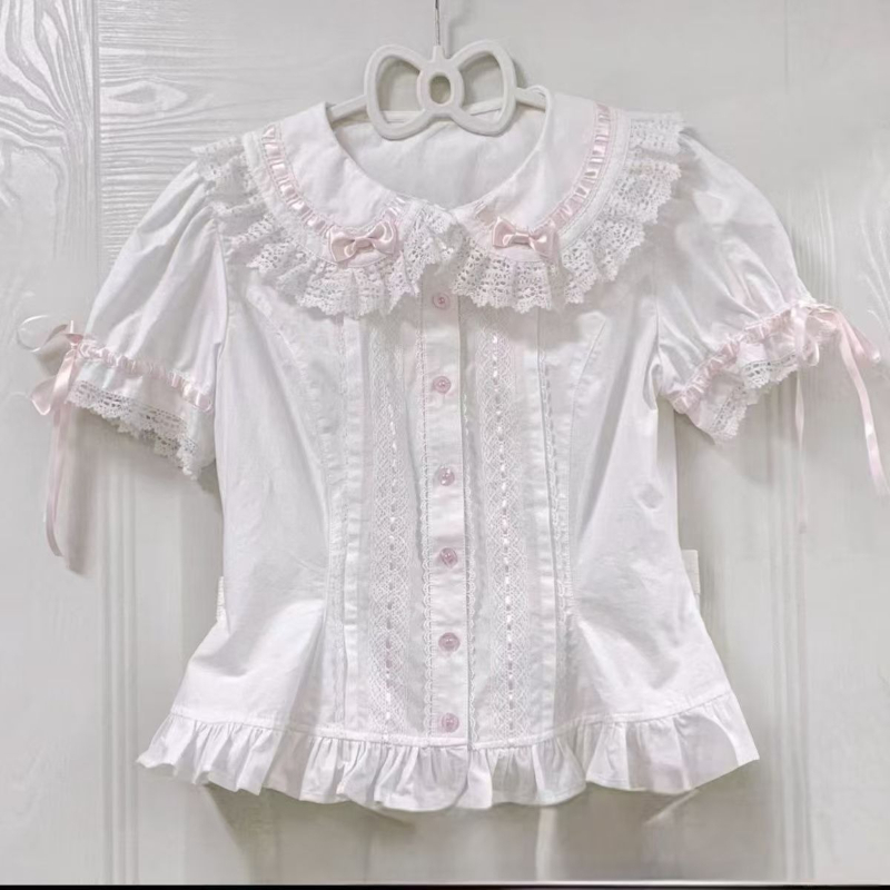 Camisa Feminina Estilo Lolita  - Winter Clothing Girls avaliação e preço