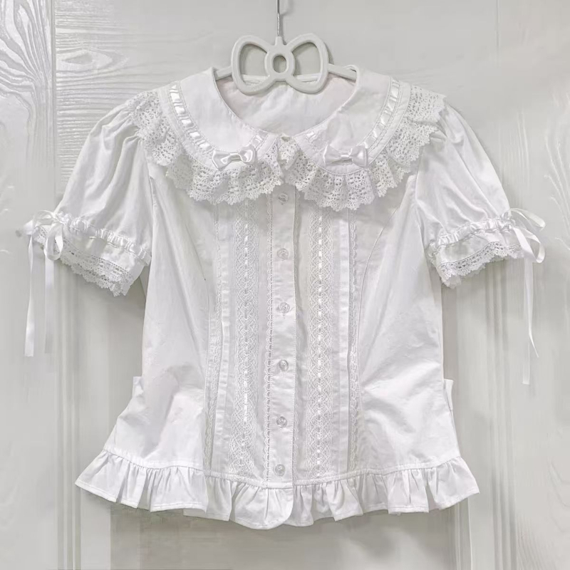 Camisa Feminina Estilo Lolita  - Winter Clothing Girls avaliação e preço