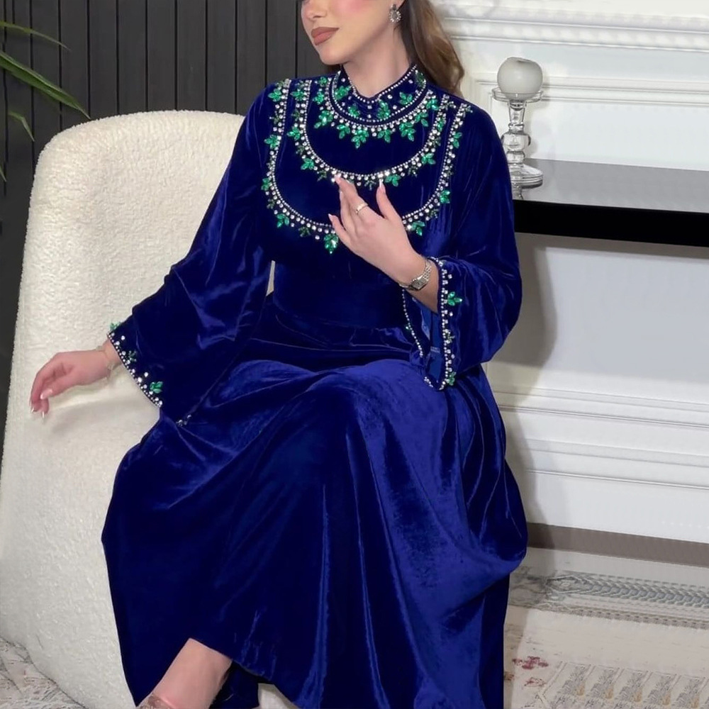 Vestido árabe muçulmano elegan - Winter Clothing Dubai avaliação e preço