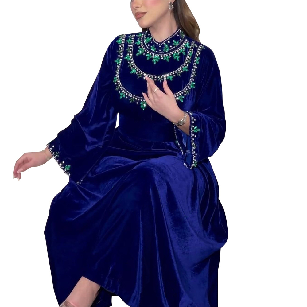 Vestido árabe muçulmano elegan - Winter Clothing Dubai avaliação e preço