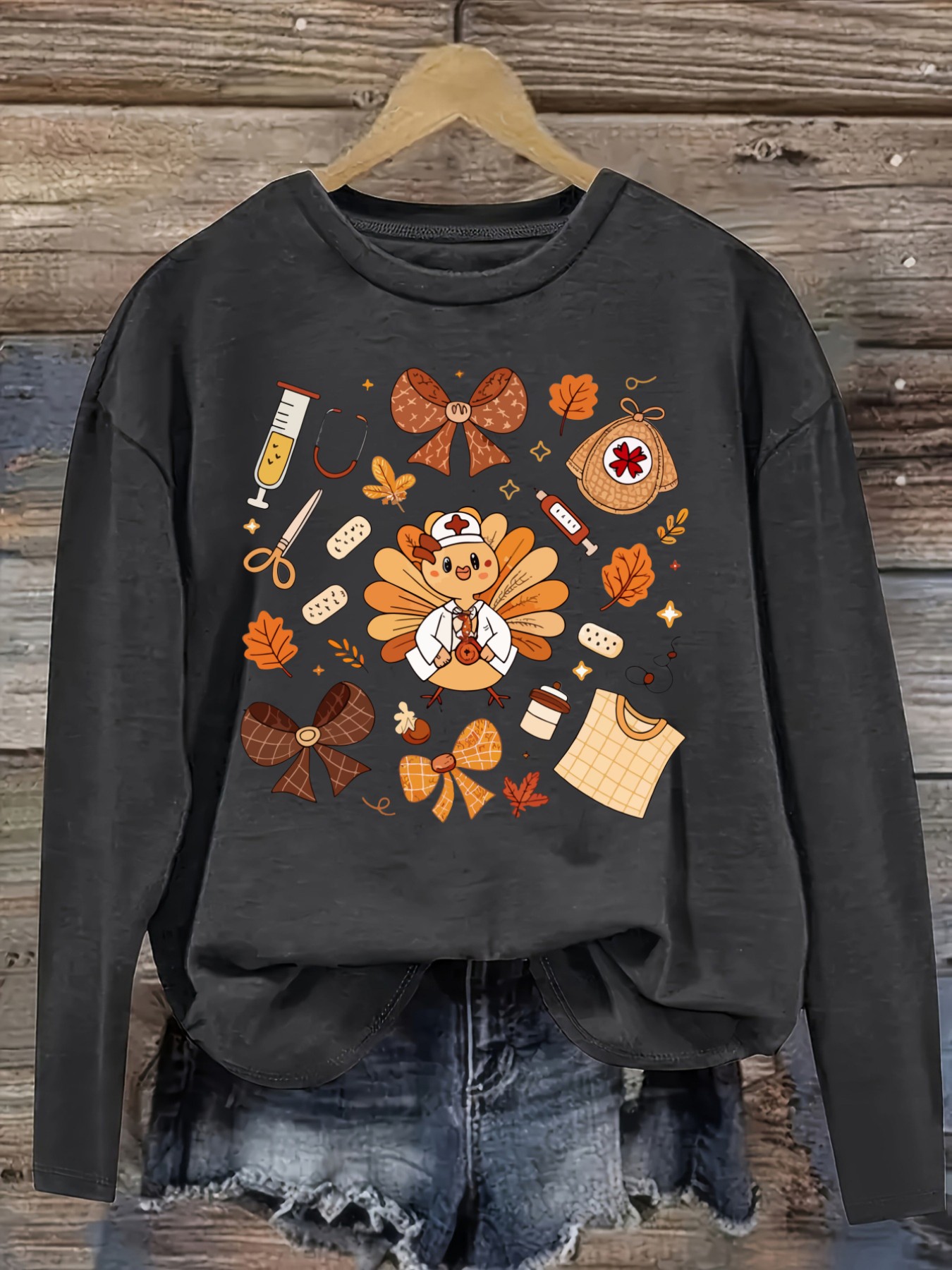Camiseta feminina casual de ma - Winter Clothing avaliação e preço