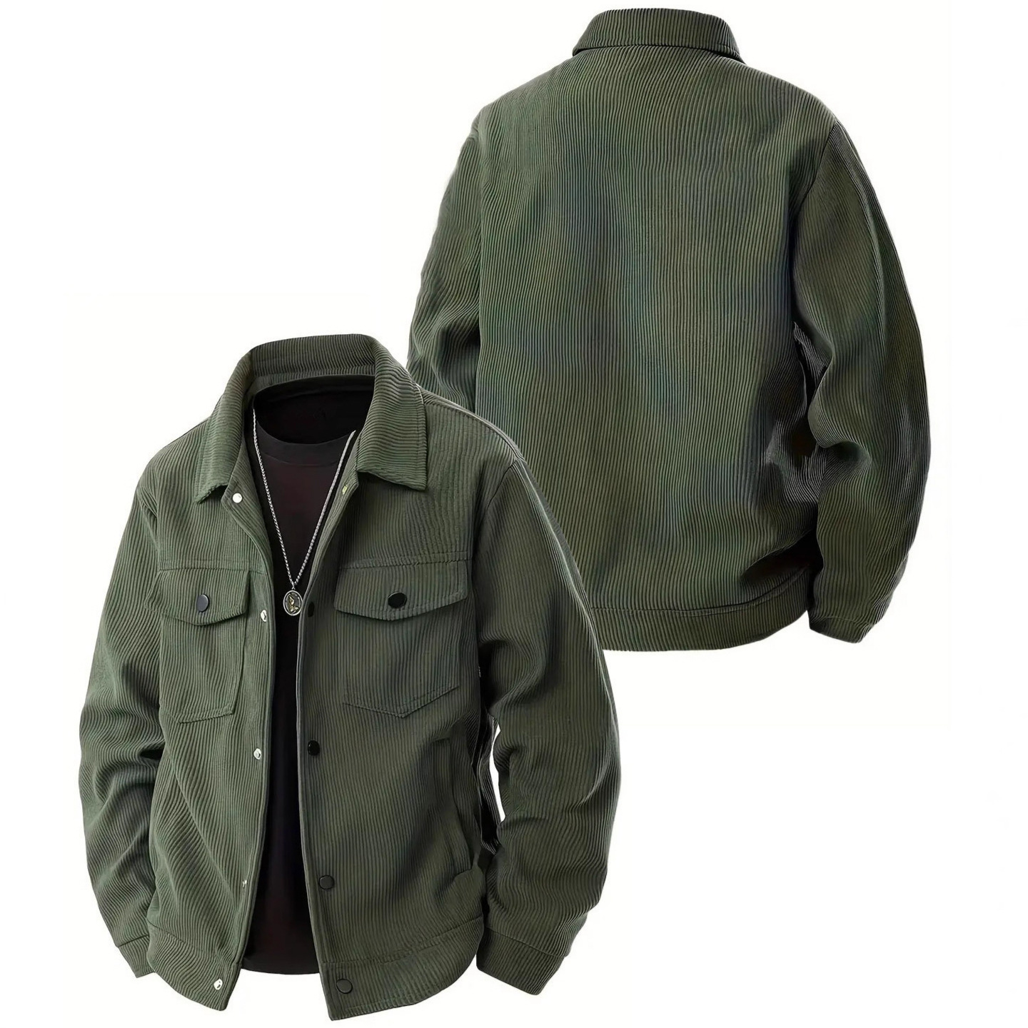 Jaqueta masculina de veludo co - Winter Clothes Shop avaliação e preço