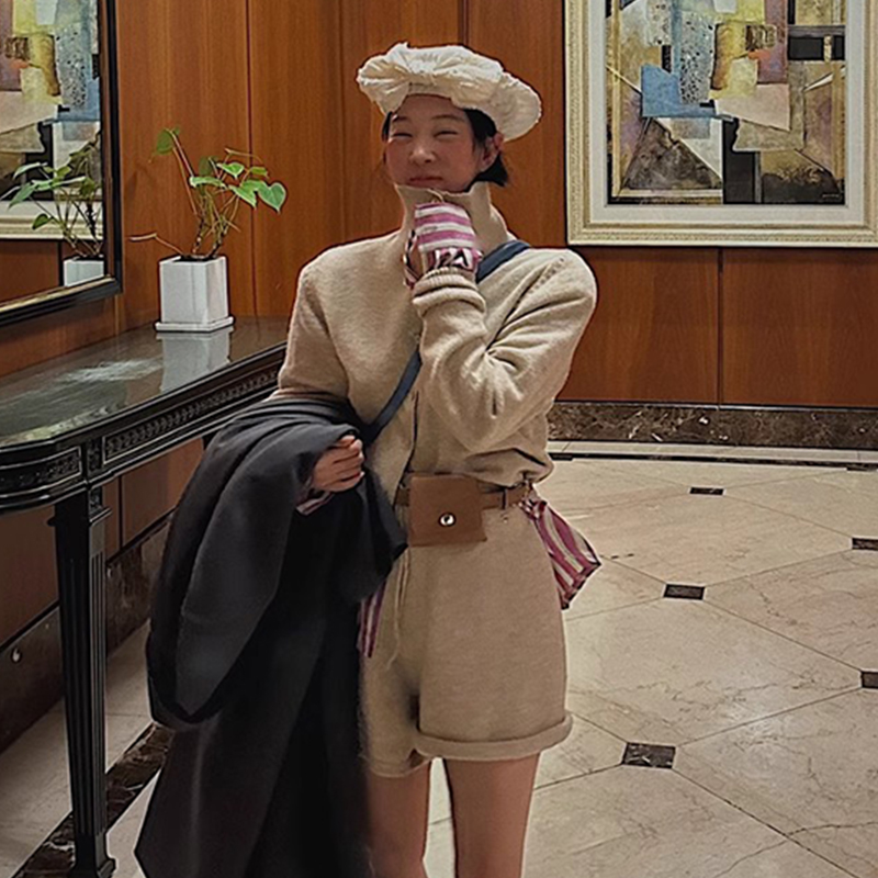 Coreano chique outono retro ca - Winter Clothing Pk avaliação e preço
