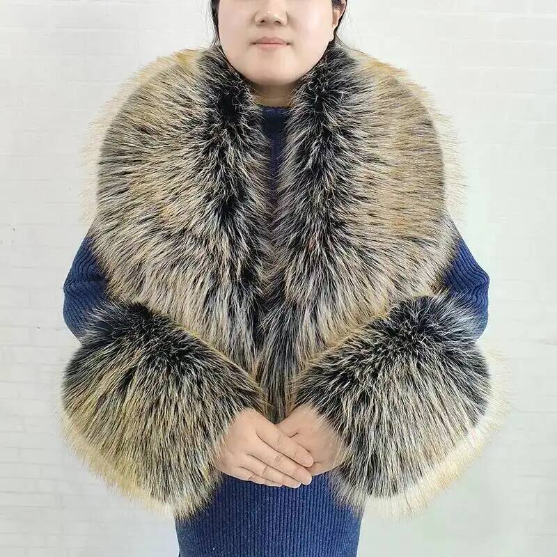 Grande feminino falso cachecol - Winter Clothing Pk avaliação e preço