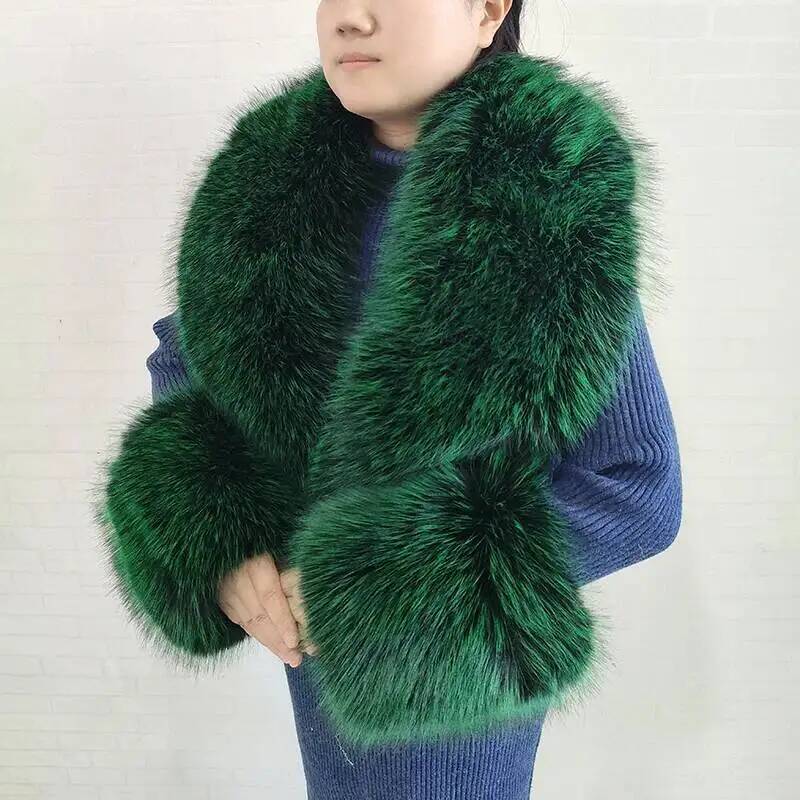 Grande feminino falso cachecol - Winter Clothing Pk avaliação e preço