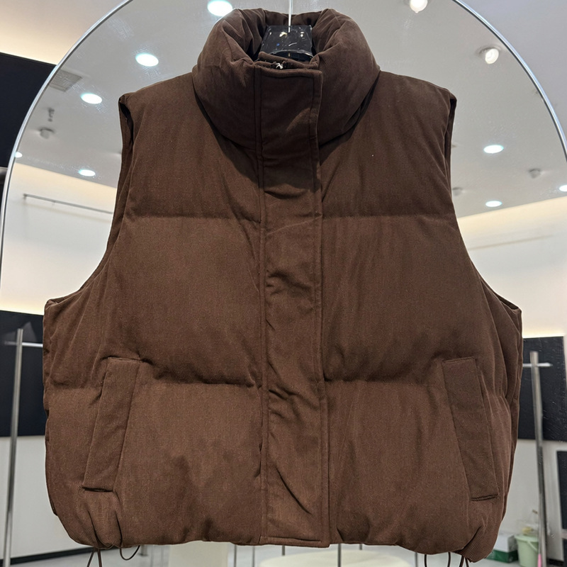Colete acolchoado feminino com - Padded Vest Gilet avaliação e preço