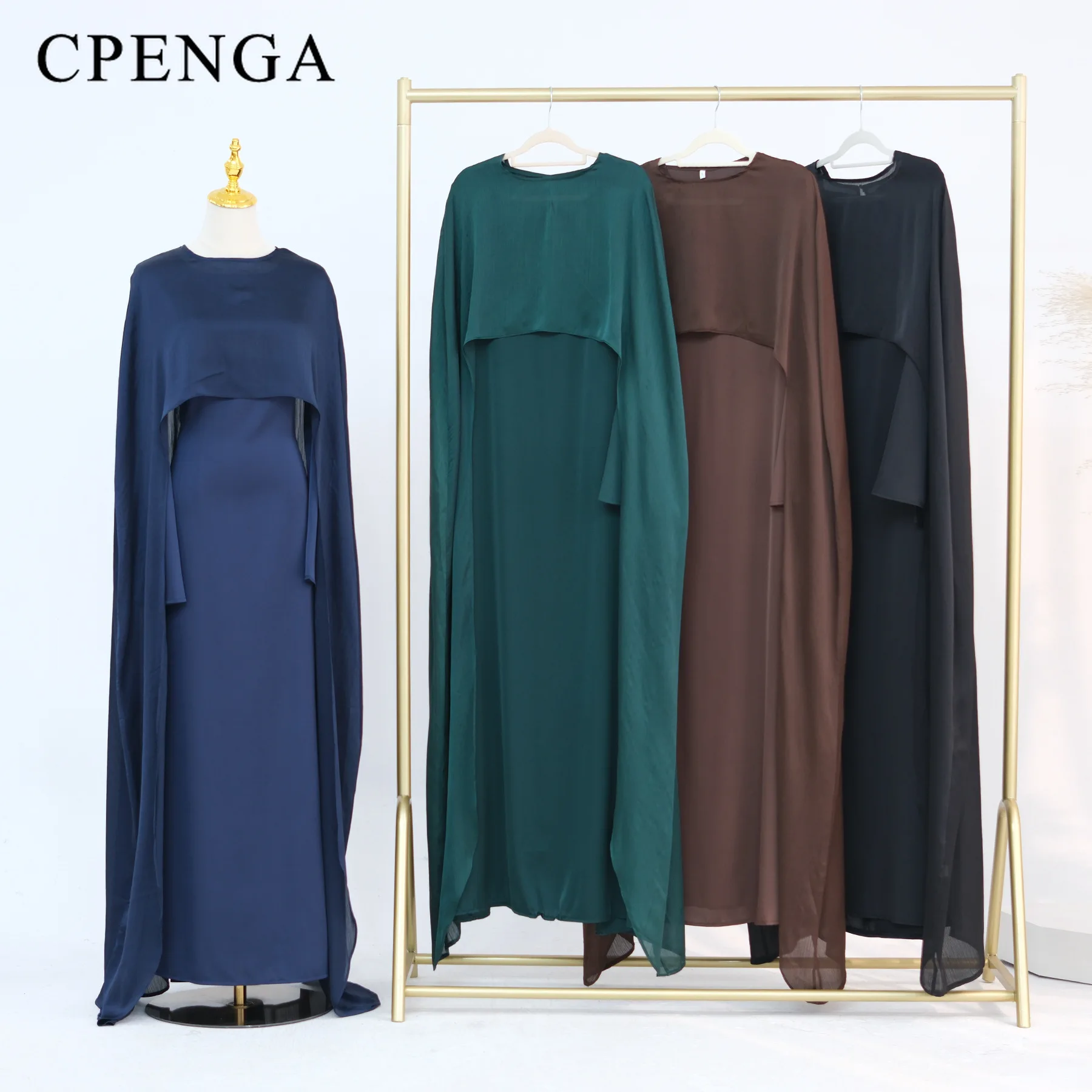 Ramadan 2 peça conjunto femini - Winter Clothing Dubai avaliação e preço