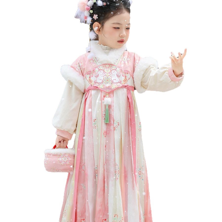 2025 meninas fada hanfu crianç - Winter Clothing For Babies avaliação e preço