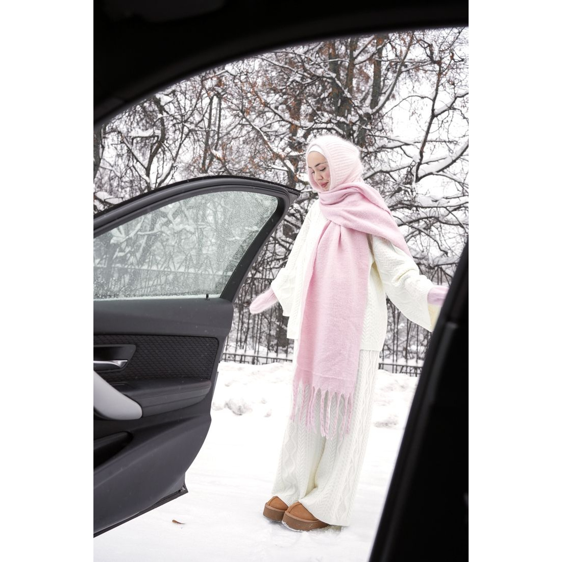Cachecol FONSAF Feminino de Im - Winter Clothing Online avaliação e preço