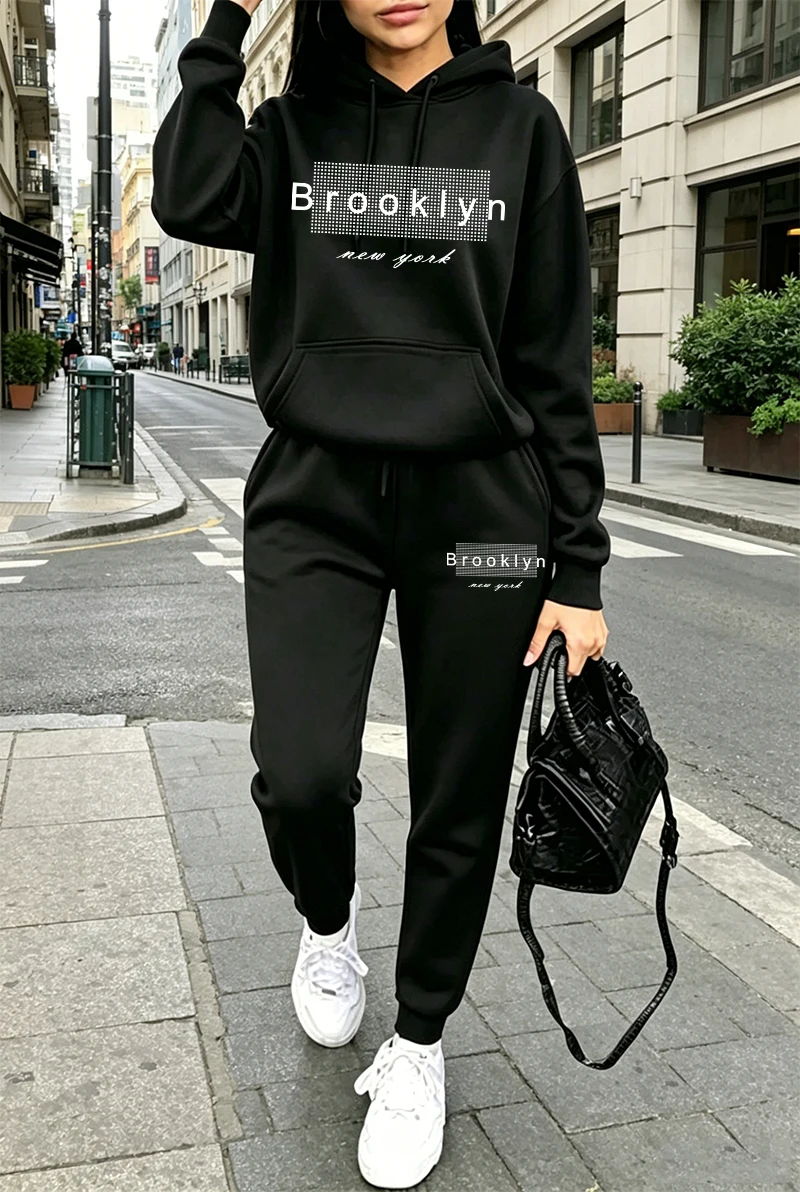 Conjunto de Moletom Feminino c - Winter Clothing avaliação e preço