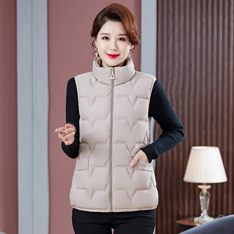 Colete Feminino Plus Size com  - Padded Vest Gilet avaliação e preço