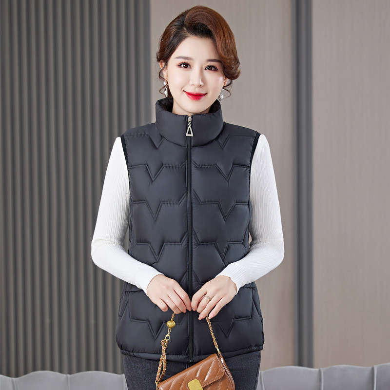 Colete Feminino Plus Size com  - Padded Vest Gilet avaliação e preço