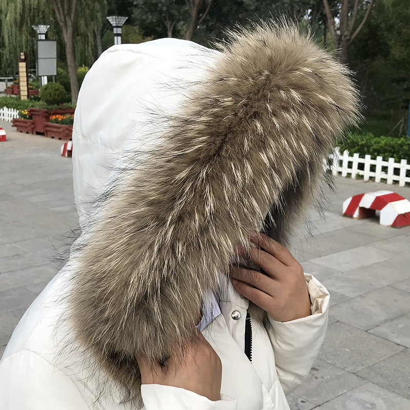 Gola de pele real para casaco  - Winter Clothing Pk avaliação e preço