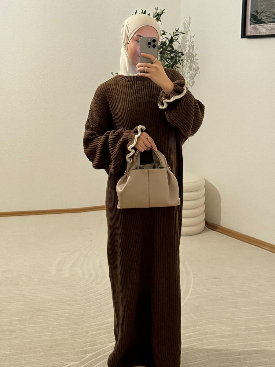 Mulheres muçulmanas inverno du - Winter Clothing Dubai avaliação e preço
