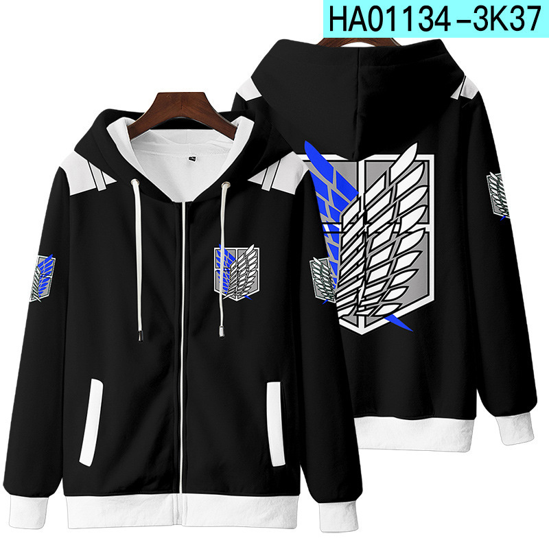 Novo ataque em titan 3d zíper  - Winter Clothes Shop avaliação e preço