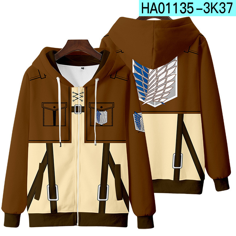 Novo ataque em titan 3d zíper  - Winter Clothes Shop avaliação e preço