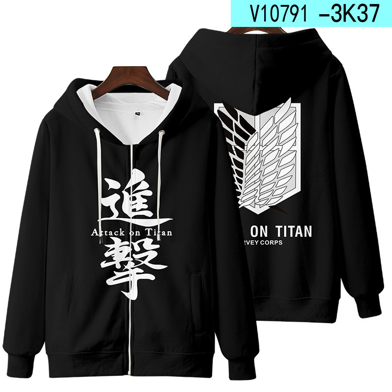 Novo ataque em titan 3d zíper  - Winter Clothes Shop avaliação e preço