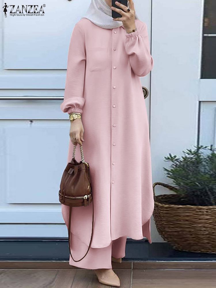 Zanzea moda 2 pçs conjuntos de - Winter Clothing Dubai avaliação e preço