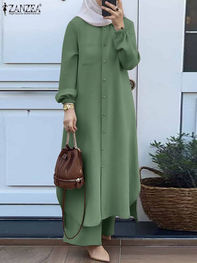 Zanzea moda 2 pçs conjuntos de - Winter Clothing Dubai avaliação e preço