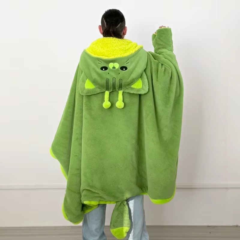 Manta com Capuz de Gato Aliení - Winter Clothing Girls avaliação e preço