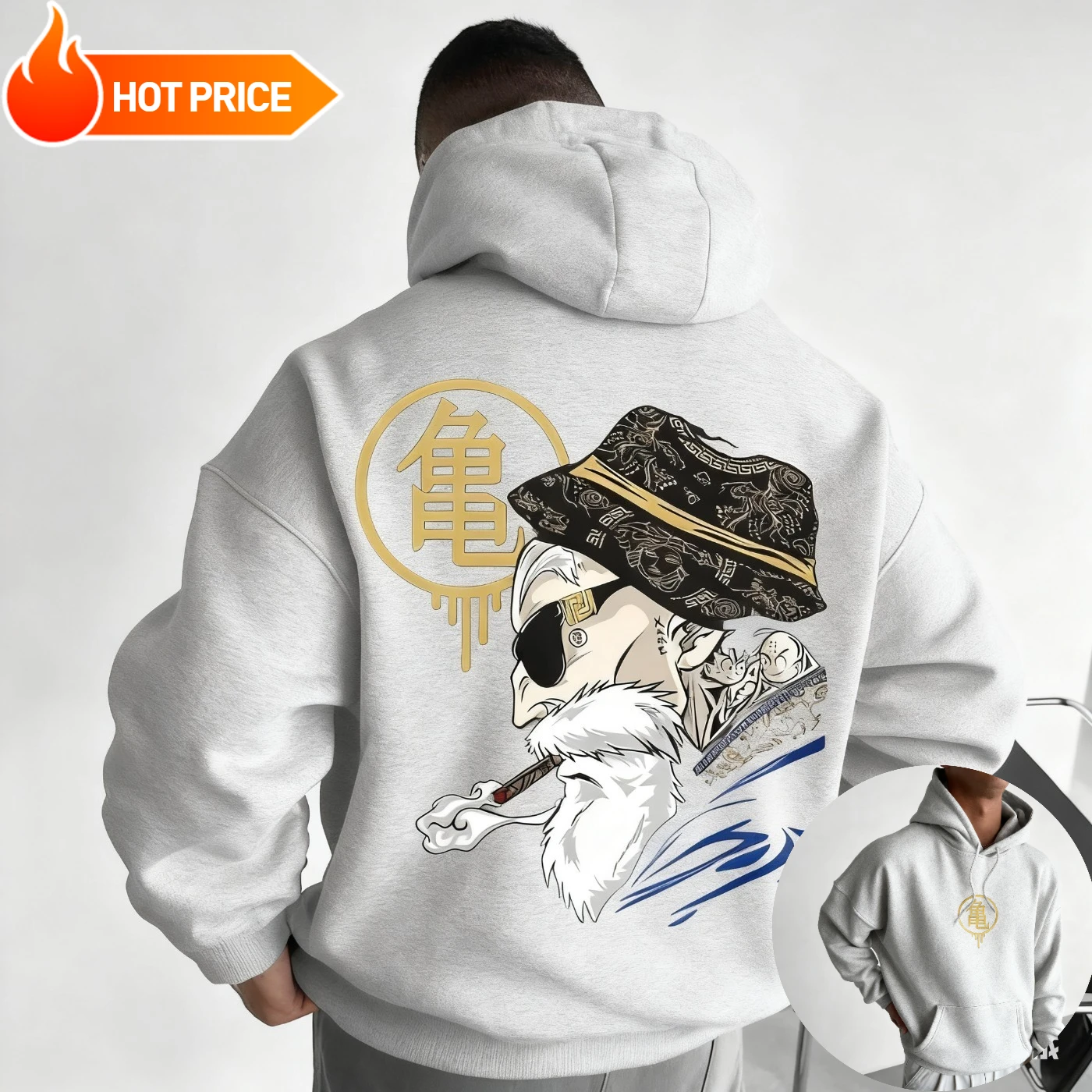 Mestre roshi dragon ball saiya - Winter Clothing In Japan avaliação e preço