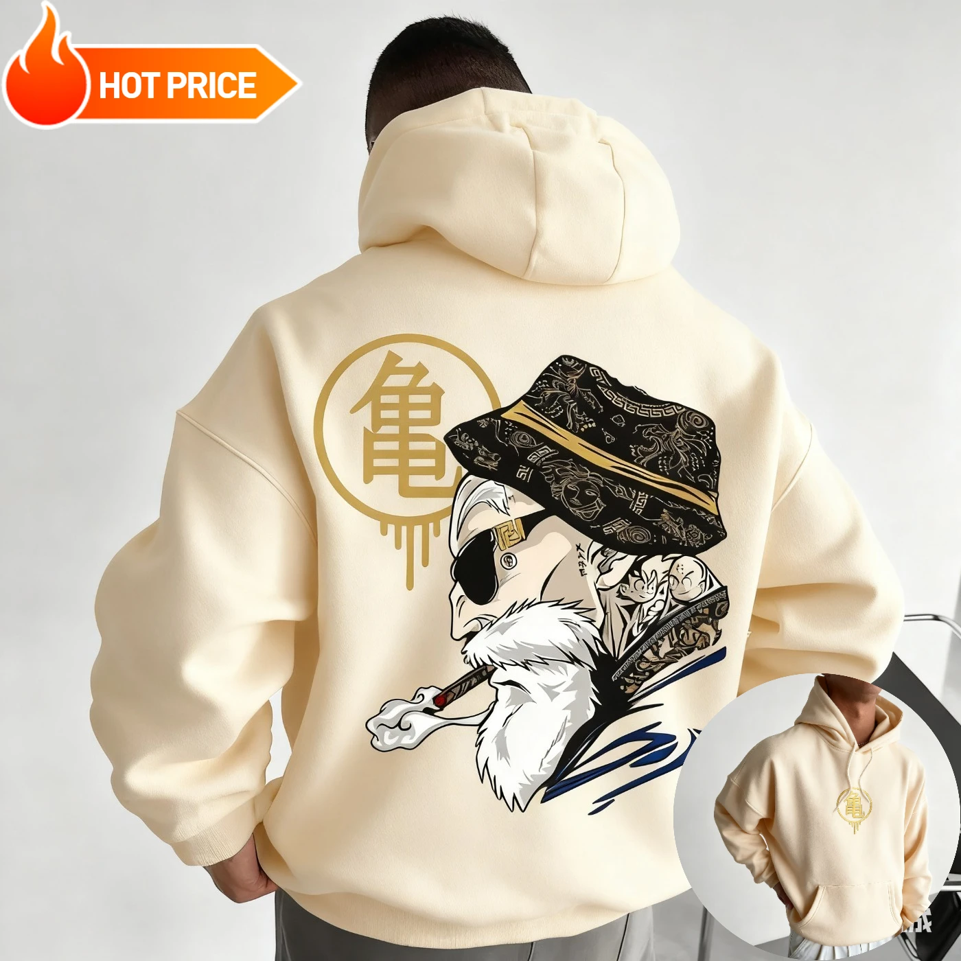 Mestre roshi dragon ball saiya - Winter Clothing In Japan avaliação e preço