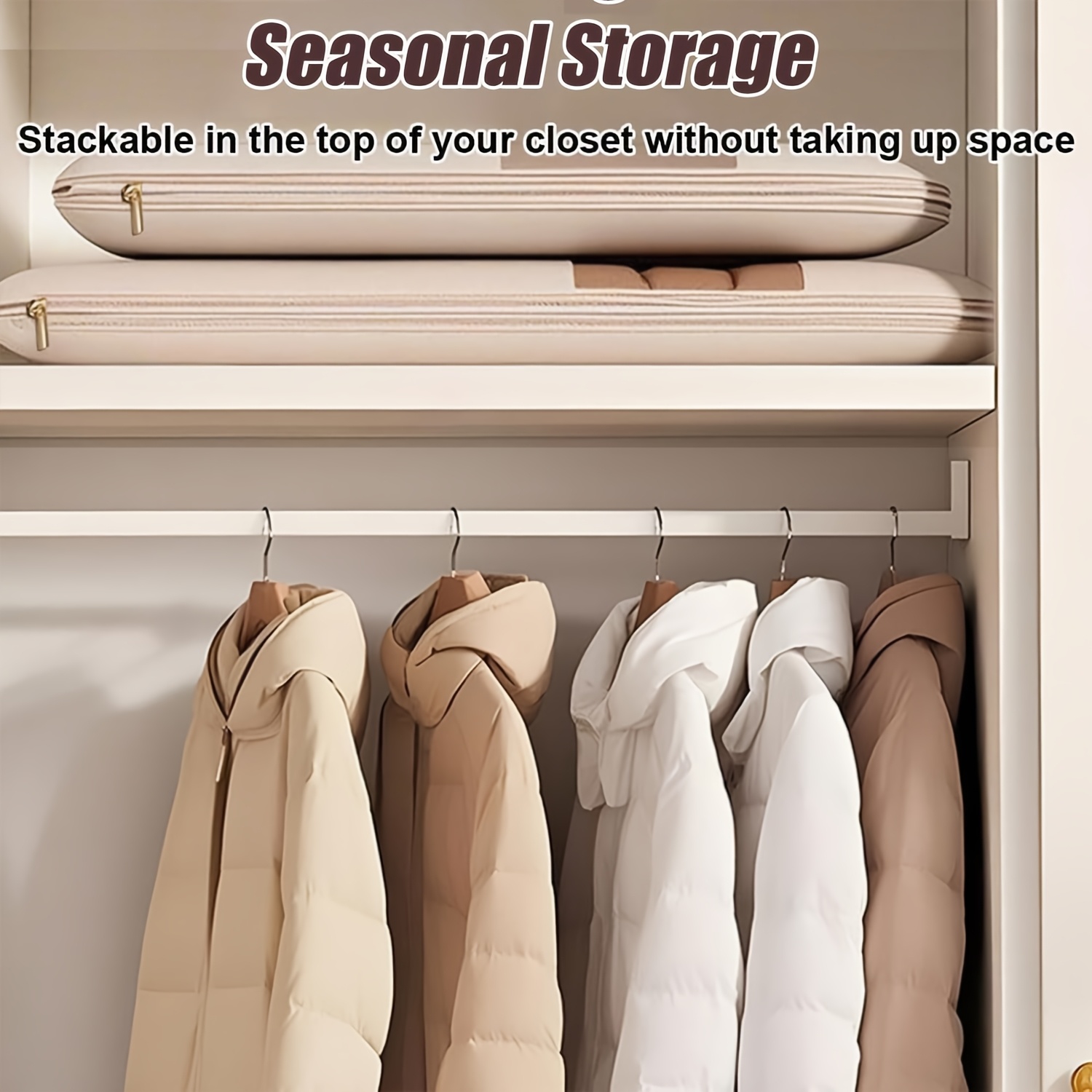 Saco de suspensão de compressã - Winter Clothing Organizer avaliação e preço