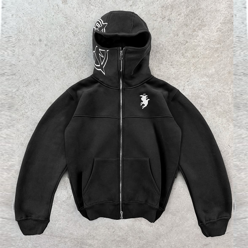 Bordado gráfico streetwear hoo - Winter Clothes Shop avaliação e preço