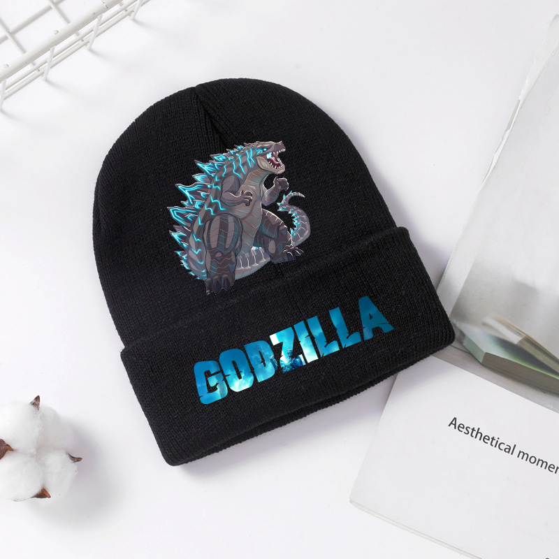 Godzilla chapéu de malha inver - Winter Clothing For Babies avaliação e preço