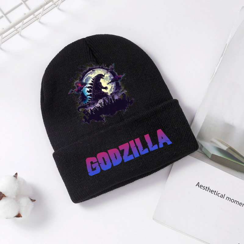 Godzilla chapéu de malha inver - Winter Clothing For Babies avaliação e preço