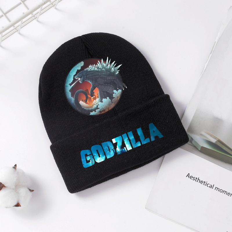 Godzilla chapéu de malha inver - Winter Clothing For Babies avaliação e preço