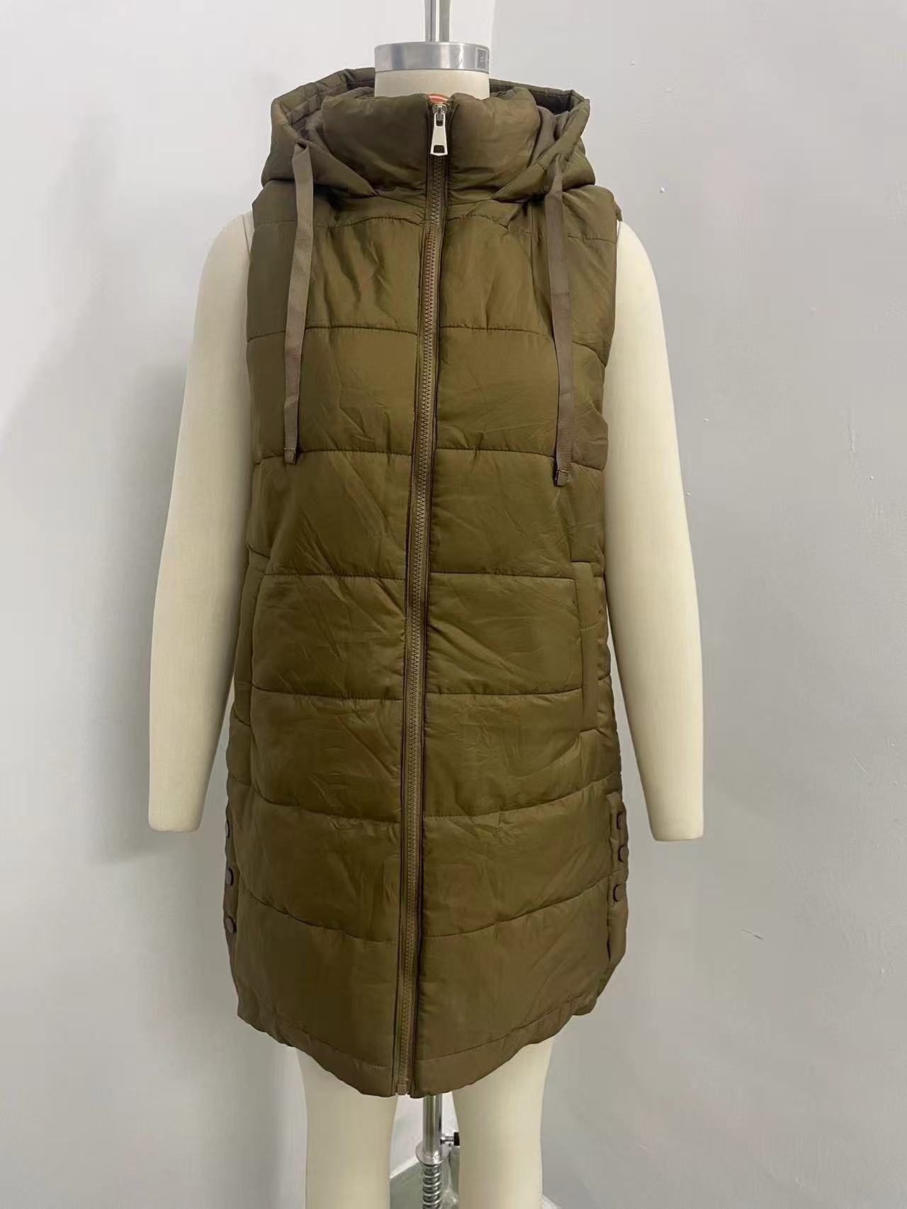 Colete Feminino Acolchoado de  - Padded Vest Gilet avaliação e preço