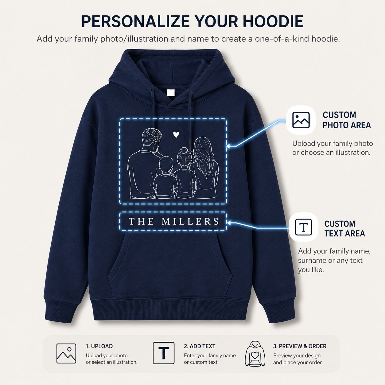 Moletom Personalizado com Foto - Winter Clothing Photo avaliação e preço
