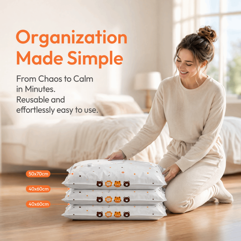Sacos de Armazenamento a Vácuo - Winter Clothing Organizer avaliação e preço
